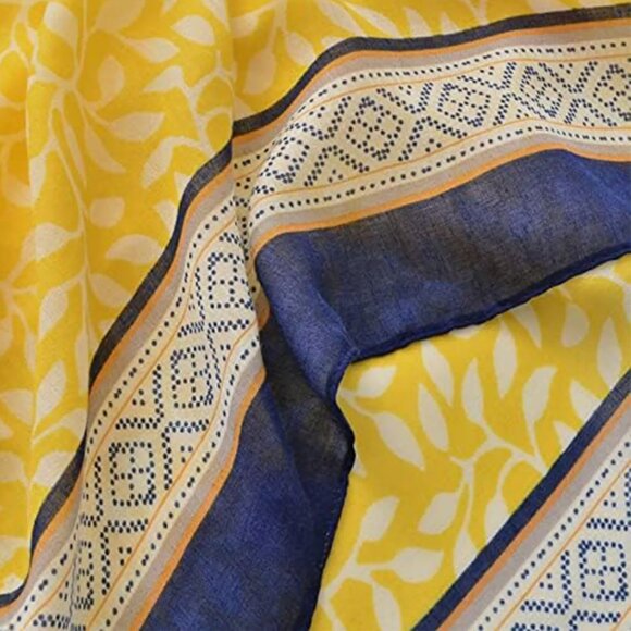 Yellow Summer Scarf for Women Lightweight Shawls & Wraps Head Cover Long Stole - Picture 8 of 9